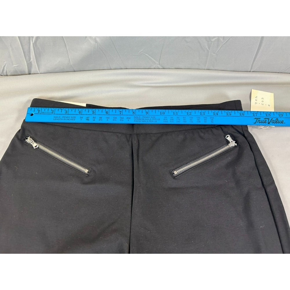 A New Day Women Large Skinny Pants Black High Rise Stretch Slim Fit Zip Pockets - Picture 12 of 15